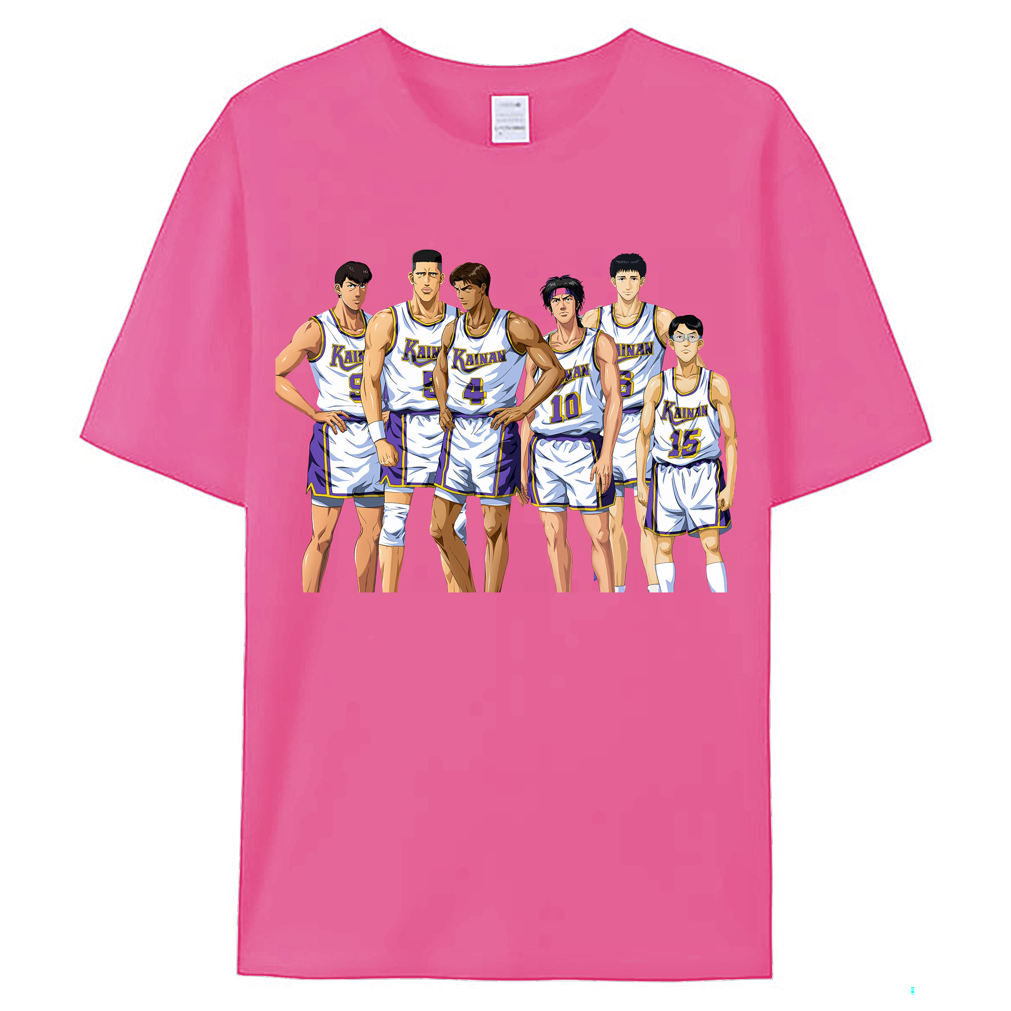 （画像用） SLAM DUNK／スラムダンク レディースカジュアルプリントTシャツ（綿100％）